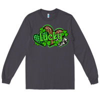 Smoke st patricks day lucky western hearts Long Sleeve Tee - Artiststas