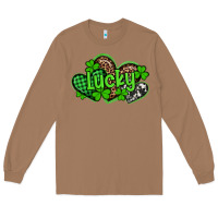 Toasted Coconut st patricks day lucky western hearts Long Sleeve Tee - Artiststas