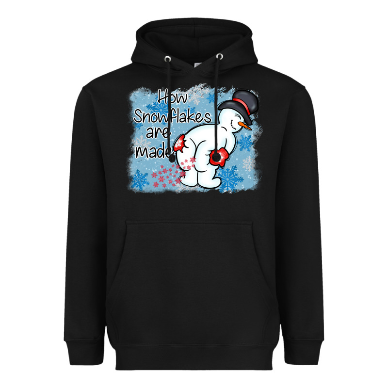 How Snowflakes Are Made Winter Christmas Heavyweight Hoodie by MaliasSmallBusiness | Teevron