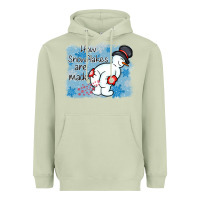 Matcha how snowflakes are made winter christmas Heavyweight Hoodie - MaliasSmallBusiness