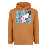 Meerkat how snowflakes are made winter christmas Heavyweight Hoodie - MaliasSmallBusiness