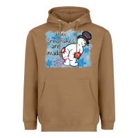 Toasted Coconut how snowflakes are made winter christmas Heavyweight Hoodie - MaliasSmallBusiness