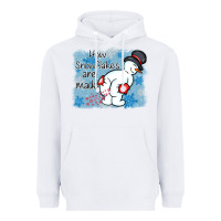 White how snowflakes are made winter christmas Heavyweight Hoodie - MaliasSmallBusiness