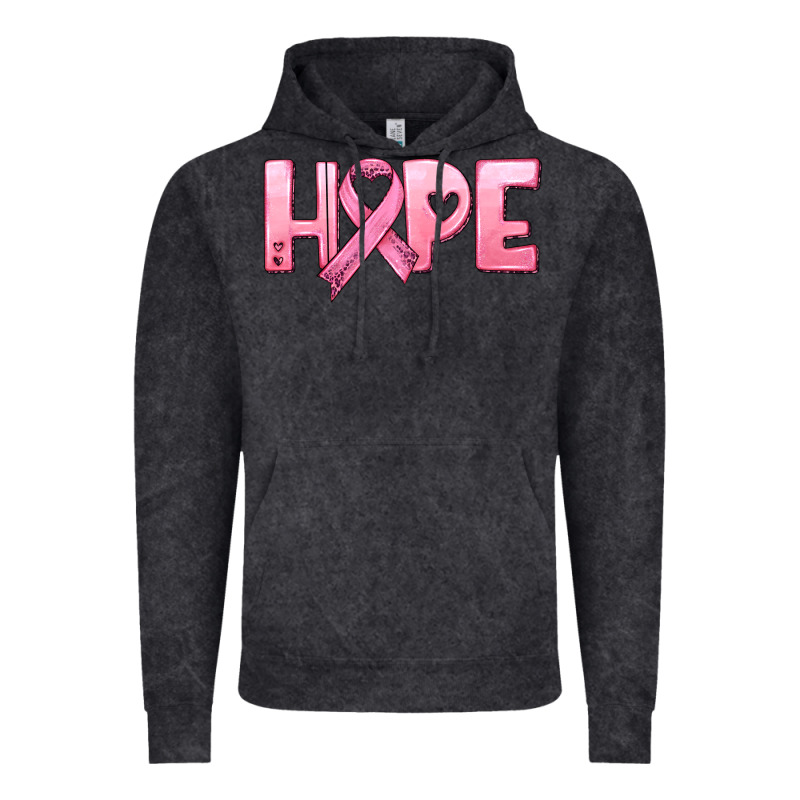Hope And Pink Ribbon Vintage Hoodie by HRA Design Shop | Teevron