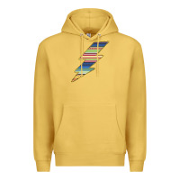 Antique Gold Yellow Aztec Patterned Lightning Premium Hoodie - Bettercallsaul