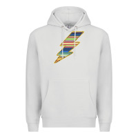 Dove Grey Yellow Aztec Patterned Lightning Premium Hoodie - Bettercallsaul