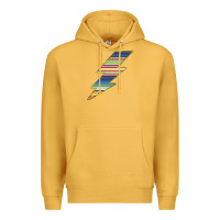 Mustard Yellow Aztec Patterned Lightning Premium Hoodie - Bettercallsaul