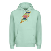 Seafoam Yellow Aztec Patterned Lightning Premium Hoodie - Bettercallsaul