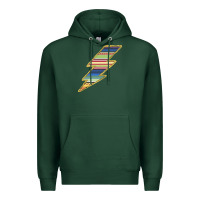 Sports Green Yellow Aztec Patterned Lightning Premium Hoodie - Bettercallsaul