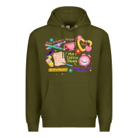 Army Green teacher stuff Premium Hoodie - JahusDesignShop