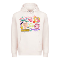 Pale Pink teacher stuff Premium Hoodie - JahusDesignShop
