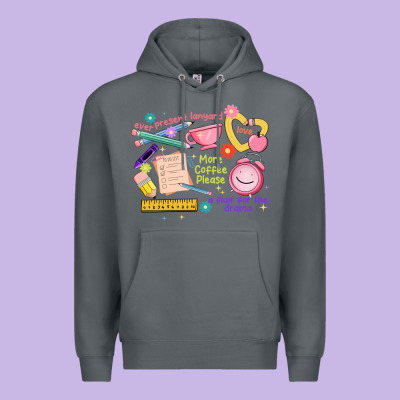 Teacher Stuff Premium Hoodie Designed By Jahusdesignshop