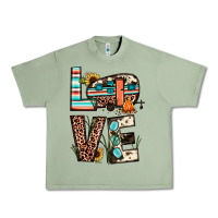 Oil Green love camp Urban Heavy Tee - JahusDesignShop