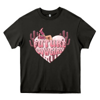 Asphalt future cowgirl Heavy Core Tee - MaliasSmallBusiness