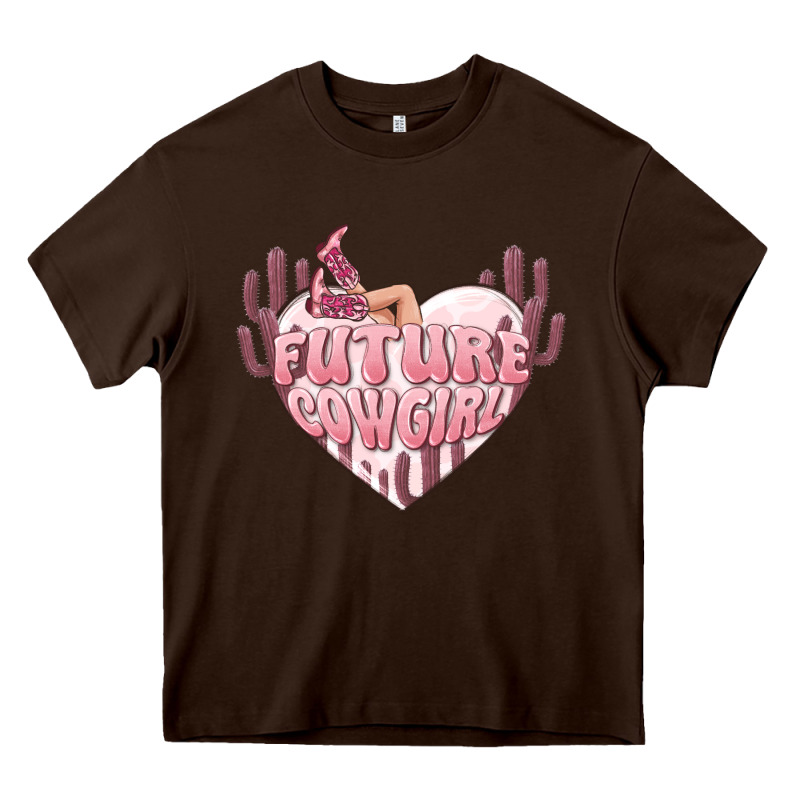 Future Cowgirl Heavy Core Tee by MaliasSmallBusiness | Teevron