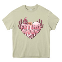 Mossy future cowgirl Heavy Core Tee - MaliasSmallBusiness