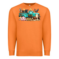 Carrot Farm Animals Truck Premium Sweatshirt - BundleAndBundleShop