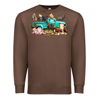 Chestnut Farm Animals Truck Premium Sweatshirt - BundleAndBundleShop