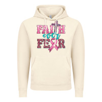 Vintage Artic faith over fear with cross and ribbon Vintage Hoodie - HRA Design Shop