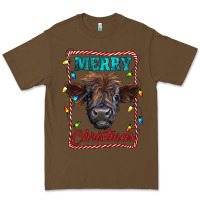 Cacao Merry Christmas Calf Premium Tee - RanaPortraitStore