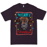 Plum Merry Christmas Calf Premium Tee - RanaPortraitStore