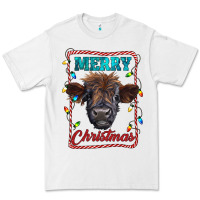 White Merry Christmas Calf Premium Tee - RanaPortraitStore