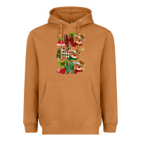 Meerkat ho ho ho reindeer Heavyweight Hoodie - MaliasSmallBusiness