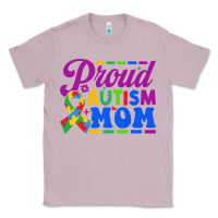 Lilac Proud Autism Mom Classic Tee - CowhideDigitalArt