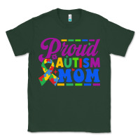 Sports Green Proud Autism Mom Classic Tee - CowhideDigitalArt