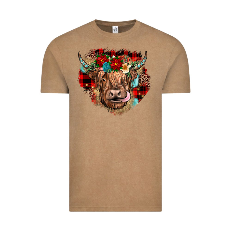 Christmas Cow Gemstone Vintage Tee by JahusDesignShop | Teevron