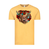 Vintage Mustard christmas cow gemstone Vintage Tee - JahusDesignShop