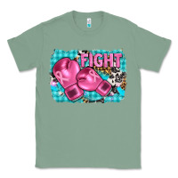 Sage fight with boxing gloves and cancer ribbon Classic Tee - AdoDesignShop