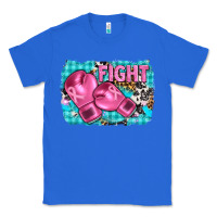 True Royal fight with boxing gloves and cancer ribbon Classic Tee - AdoDesignShop