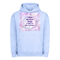 Pigment Grape Ice it hurts to bite my tongue Urban Hoodie - TumblerDesignByShophia