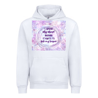 White it hurts to bite my tongue Urban Hoodie - TumblerDesignByShophia