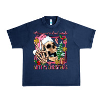 Navy when you're dead inside but it's christmas Urban Heavy Tee - AdoDesignShop