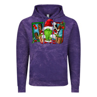 Cloud Purple joy green gnomes Vintage Hoodie - FaDigitalArtStudio