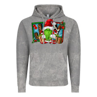 Cloud Rock joy green gnomes Vintage Hoodie - FaDigitalArtStudio