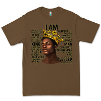 Cacao afro man black king i am Premium Tee - texasbilliewilder