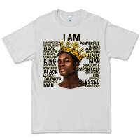 Dove Grey afro man black king i am Premium Tee - texasbilliewilder