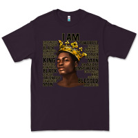 Plum afro man black king i am Premium Tee - texasbilliewilder