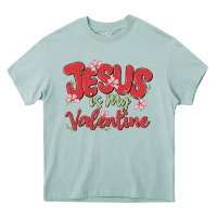 Arona jesus is my valentine Heavy Core Tee - MaliasSmallBusiness