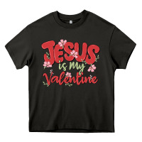 Asphalt jesus is my valentine Heavy Core Tee - MaliasSmallBusiness
