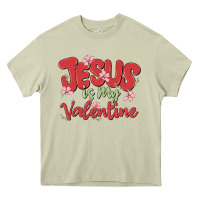 Mossy jesus is my valentine Heavy Core Tee - MaliasSmallBusiness
