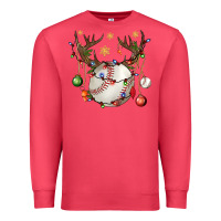 Cardinal Baseball Horn Christmas Premium Sweatshirt - BundleAndBundleShop