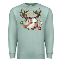 Seafoam Baseball Horn Christmas Premium Sweatshirt - BundleAndBundleShop