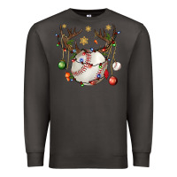 Smoke Baseball Horn Christmas Premium Sweatshirt - BundleAndBundleShop