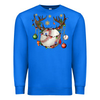 True Royal Baseball Horn Christmas Premium Sweatshirt - BundleAndBundleShop