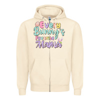 Sandshell every bunny's favorite mama Zipper Hoodie - MaliasSmallBusiness