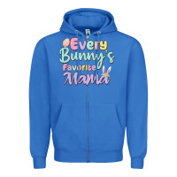 True Royal every bunny's favorite mama Zipper Hoodie - MaliasSmallBusiness
